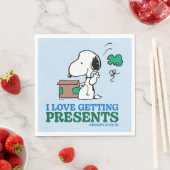 Serviette En Papier cacahuètes | Snoopy I Love Obtenir des présentatio (En situation)