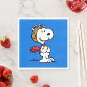 Serviette En Papier cacahuètes | Snoopy L'As Volant (En situation)