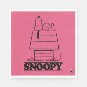 Serviette En Papier cacahuètes | Snoopy Le Secret À La Vie (Devant)