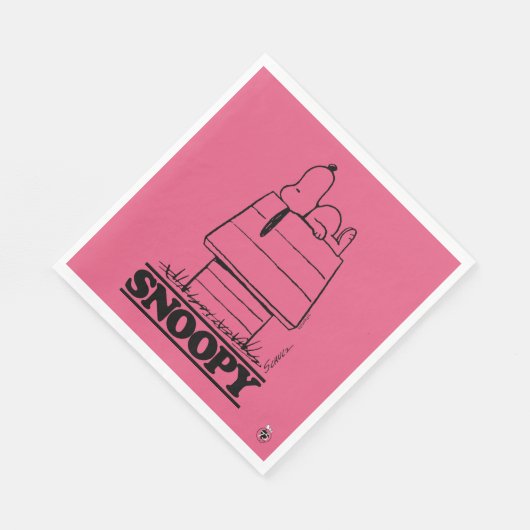 Serviette En Papier cacahuètes | Snoopy Le Secret À La Vie (Coin)