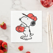 Serviette En Papier cacahuètes | Snoopy Making the Catch (En situation)