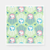 Serviette En Papier cacahuètes | Snoopy Mint Green Deco Dreams Motif (Devant)