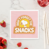 Serviette En Papier cacahuètes | Snoopy N'oubliez pas les snacks (En situation)