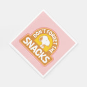 Serviette En Papier cacahuètes | Snoopy N'oubliez pas les snacks (Coin)