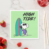 Serviette En Papier cacahuètes | Snoopy Ocean High Tide (En situation)