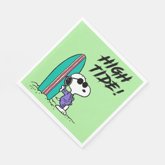 Serviette En Papier cacahuètes | Snoopy Ocean High Tide (Coin)