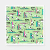 Serviette En Papier cacahuètes | Snoopy Ocean High Tide Motif (Devant)