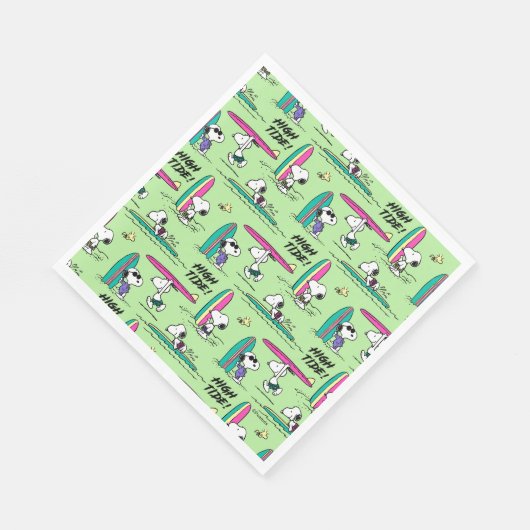 Serviette En Papier cacahuètes | Snoopy Ocean High Tide Motif (Coin)