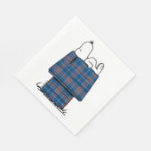 Serviette En Papier cacahuètes | Snoopy Plaid Flannel Holiday Dog Hous (Coin)
