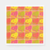 Serviette En Papier cacahuètes | Snoopy Pop Art Motif (Devant)