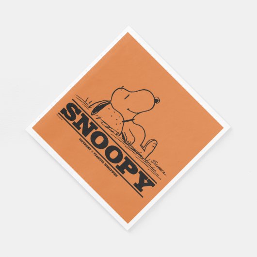 Serviette En Papier cacahuètes | Snoopy Reest Break (Coin)