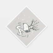 Serviette En Papier cacahuètes | Snoopy Reindeer (Coin)