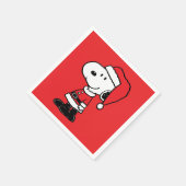 Serviette En Papier cacahuètes | Snoopy Santa Claus (Coin)