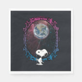 Serviette En Papier cacahuètes | Snoopy Spacé Out Balloon (Devant)