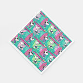 Serviette En Papier cacahuètes | Snoopy Turquoise Surf Motif (Coin)