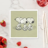 Serviette En Papier cacahuètes | Snoopy Walking Tall (En situation)