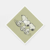 Serviette En Papier cacahuètes | Snoopy Walking Tall (Coin)