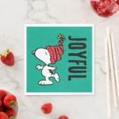 Serviette En Papier cacahuètes | Snoopy Winter Beanie Casquette (En situation)
