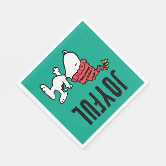 Serviette En Papier cacahuètes | Snoopy Winter Beanie Casquette (Coin)