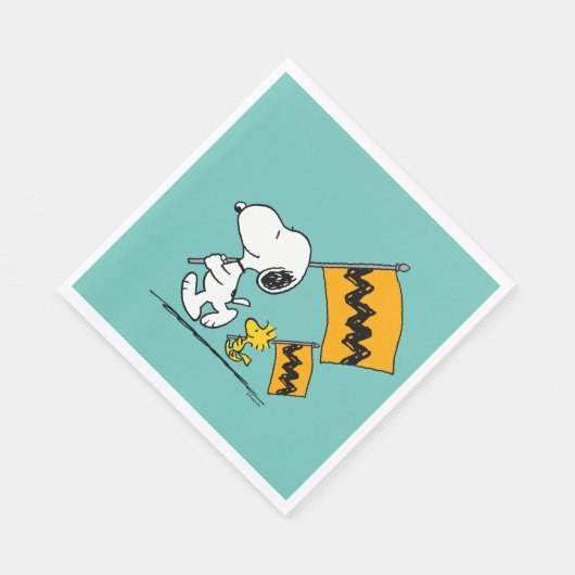 Serviette En Papier cacahuètes | Snoopy & Woodstock (Coin)