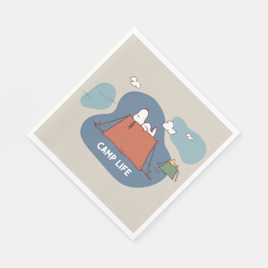 Serviette En Papier cacahuètes | Snoopy & Woodstock Camp Life (Coin)
