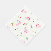 Serviette En Papier cacahuètes | Snoopy & Woodstock Cherry Motif (Coin)