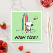 Serviette En Papier cacahuètes | Snoopy & Woodstock High Tide (En situation)
