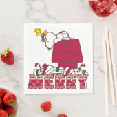 Serviette En Papier cacahuètes | Snoopy & Woodstock Joyeux Sweat moche (En situation)