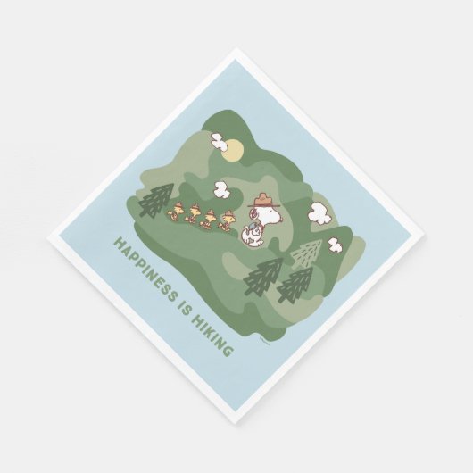 Serviette En Papier cacahuètes | Snoopy & Woodstock Le bonheur est Ran (Coin)