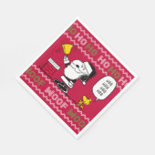 Serviette En Papier cacahuètes | Snoopy & Woodstock Père Noël Bell Rin (Coin)