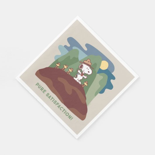 Serviette En Papier cacahuètes | Snoopy & Woodstock Satisfaction pure (Coin)