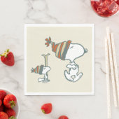 Serviette En Papier cacahuètes | Snoopy & Woodstock Ski Trip (En situation)