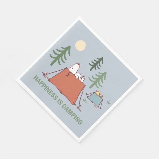 Serviette En Papier cacahuètes | Snoopy & Woodstock Tentes de pose (Coin)