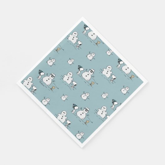 Serviette En Papier cacahuètes | Snoopy & Woodstock Winter Break Motif (Coin)