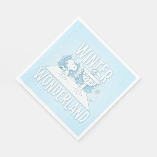 Serviette En Papier cacahuètes | Snoopy & Woodstock Winter Wonderland (Coin)