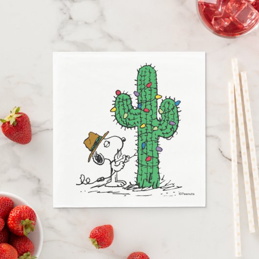 Serviette En Papier cacahuètes | Spike's Holiday Cactus (En situation)
