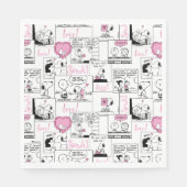 Serviette En Papier cacahuètes | Valentine Heart Love Motif (Devant)