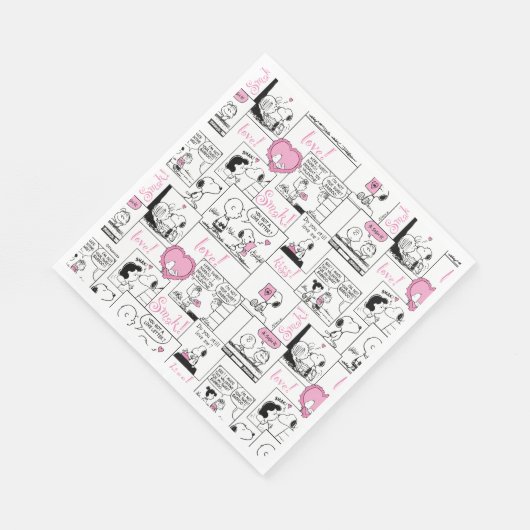 Serviette En Papier cacahuètes | Valentine Heart Love Motif (Coin)