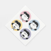 Serviette En Papier cacahuètes | Visages de Lucy (Coin)