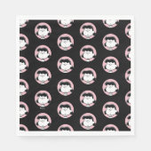 Serviette En Papier cacahuètes | Visages de Lucy (Devant)