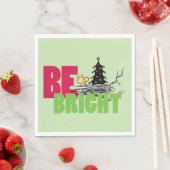 Serviette En Papier cacahuètes | Woodstock Noël Soyez brillant (En situation)