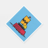 Serviette En Papier cacahuètes | Woodstock Snoopy Plat Bateau à voile (Coin)