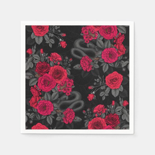 Serviette En Papier Caché en rose (Devant)