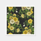 Serviette En Papier Caché en rose, jaune et vert (Devant)