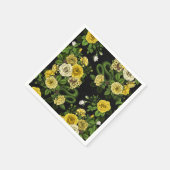 Serviette En Papier Caché en rose, jaune et vert (Coin)