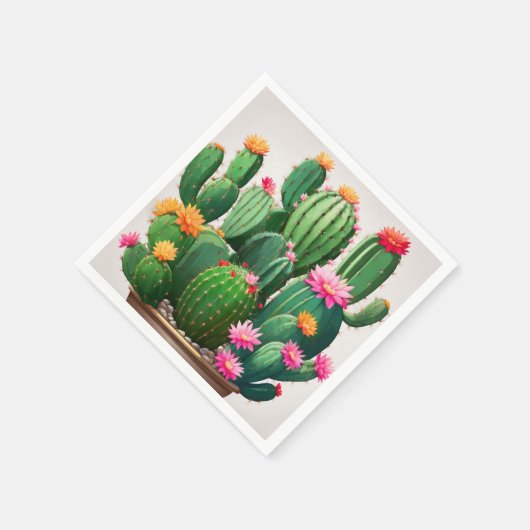 Serviette En Papier cactus (Coin)
