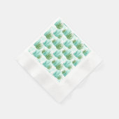 Serviette En Papier Cactus aquarelle motif serviettes (Coin)