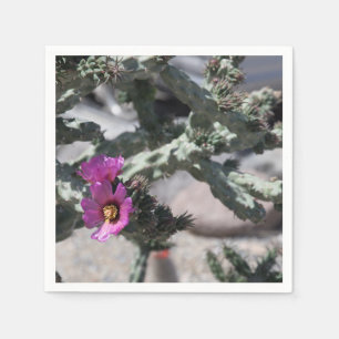 Serviette En Papier Cactus Challa en fleurs