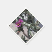 Serviette En Papier Cactus Challa en fleurs (Coin)