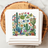 Serviette En Papier Cactus crescendo
